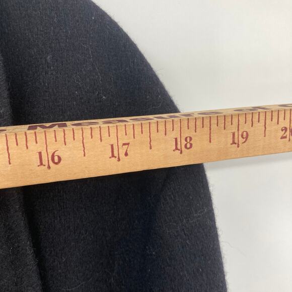 Vintage Land’s End Wool Red Lined Black Peacoat Made in USA Men’s - Picture 12 of 14